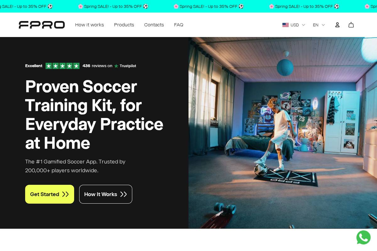 fpro.com homepage screenshot