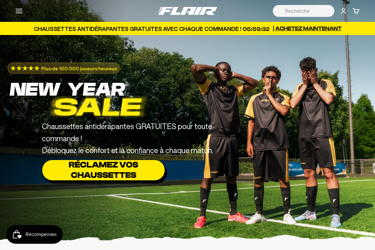 FLAIR homepage screenshot