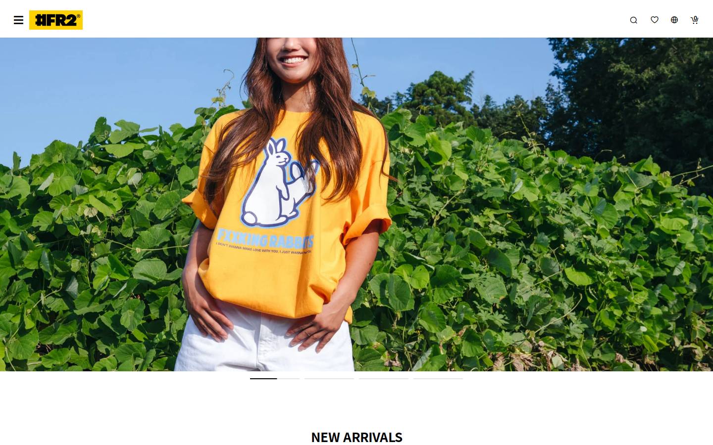 fr2.tokyo homepage screenshot