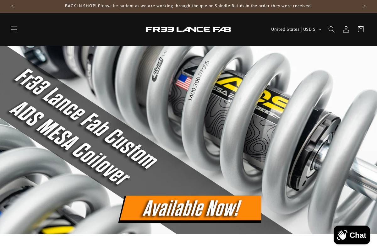 fr33lancefab.com homepage screenshot