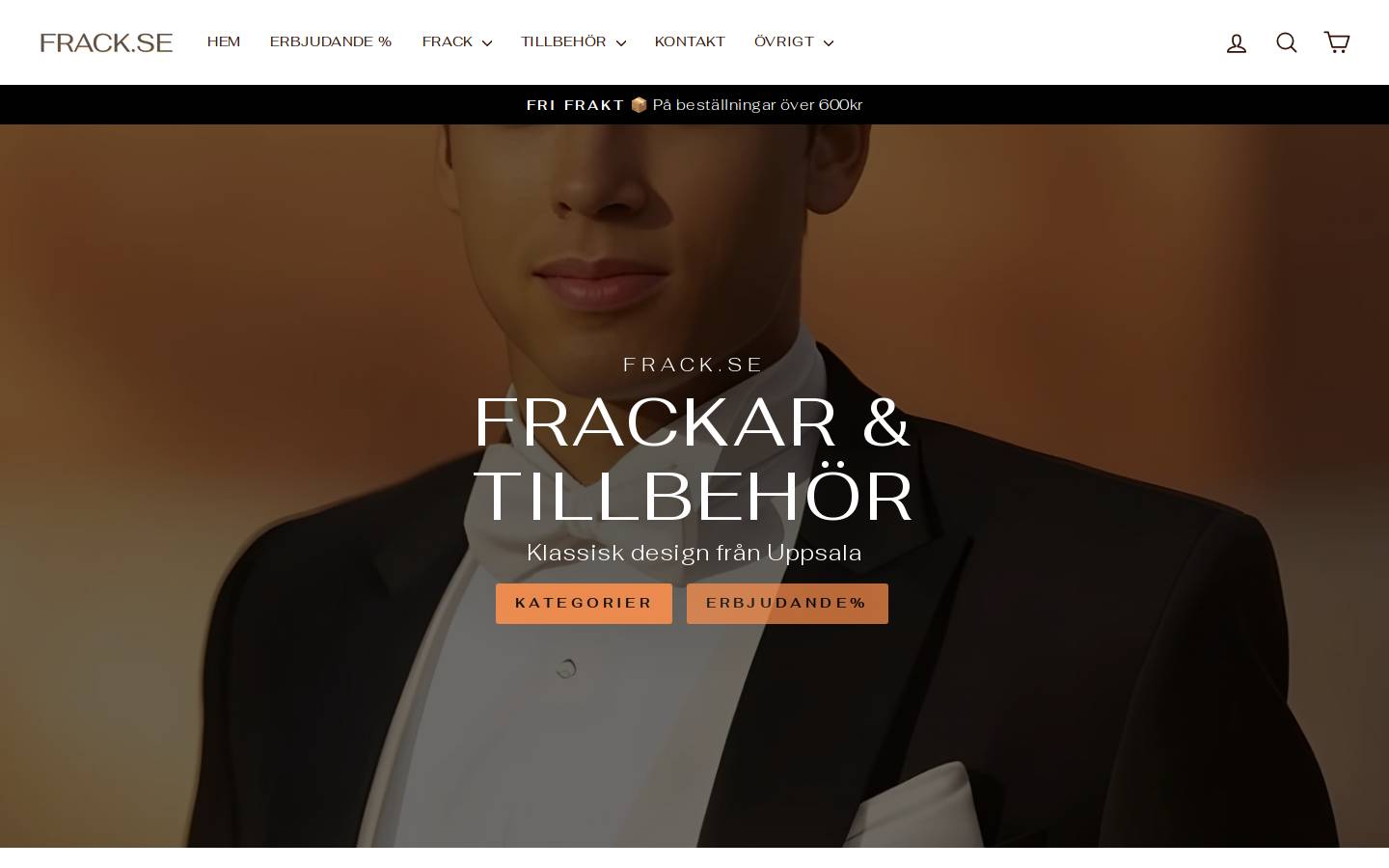 frack.se homepage screenshot