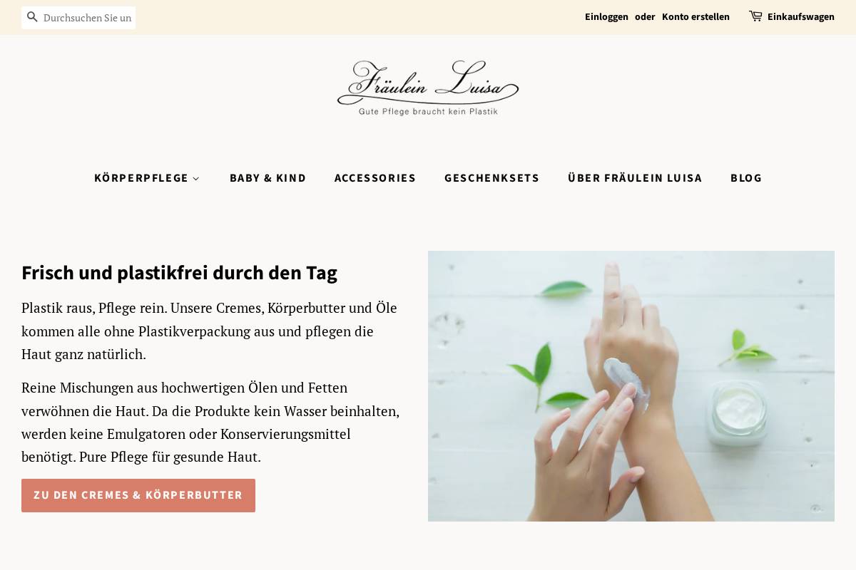 fraeulein-luisa.de homepage screenshot