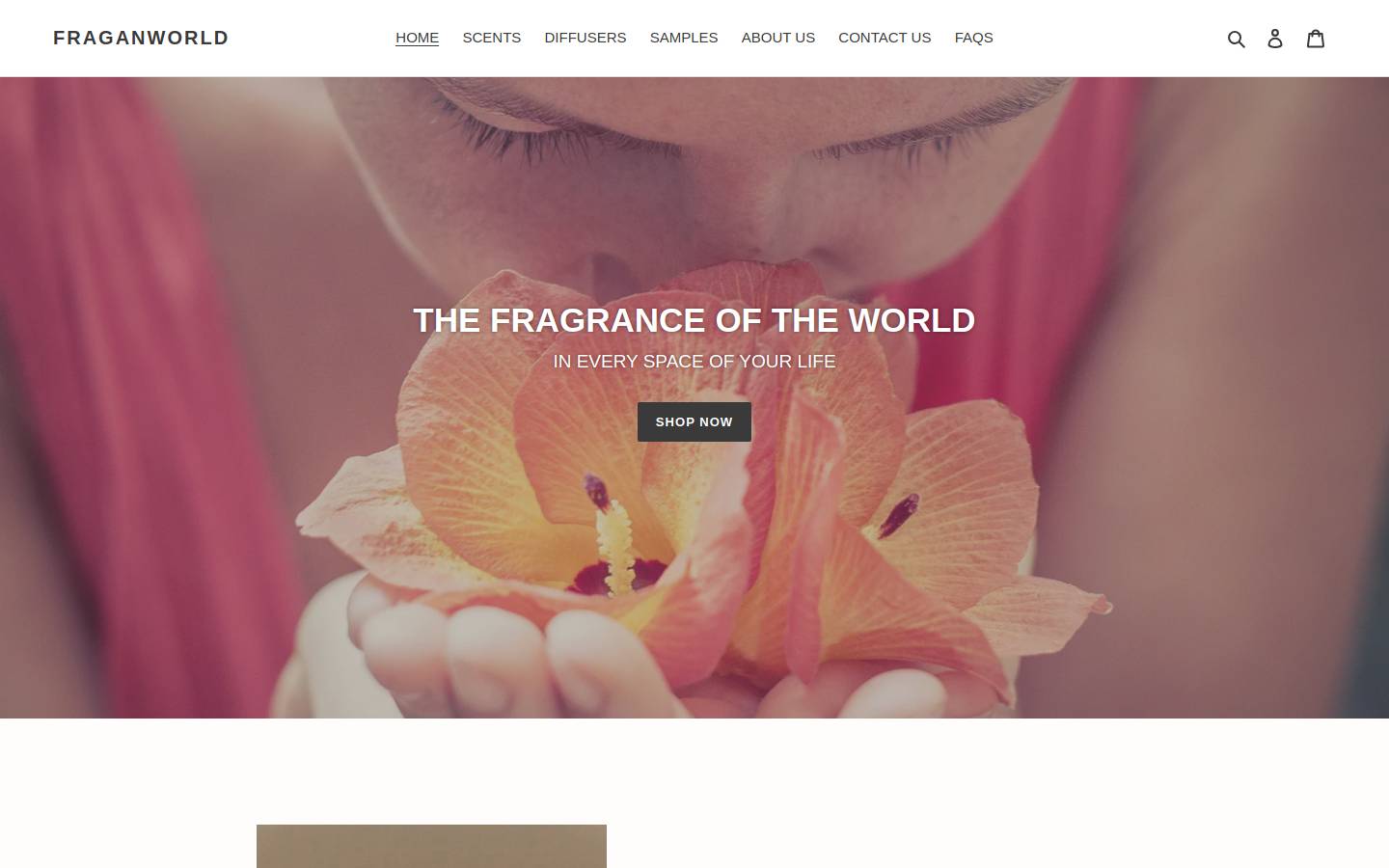 fraganworld.com homepage screenshot