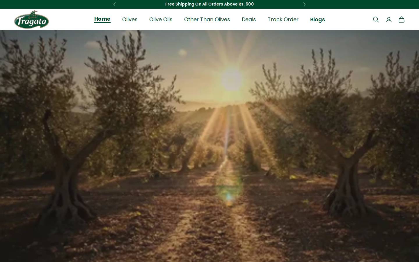 fragataindia.com homepage screenshot