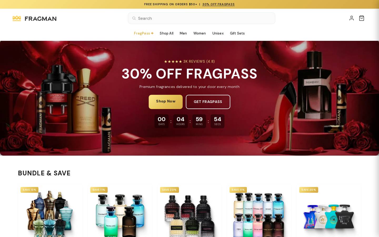 Fragman homepage screenshot