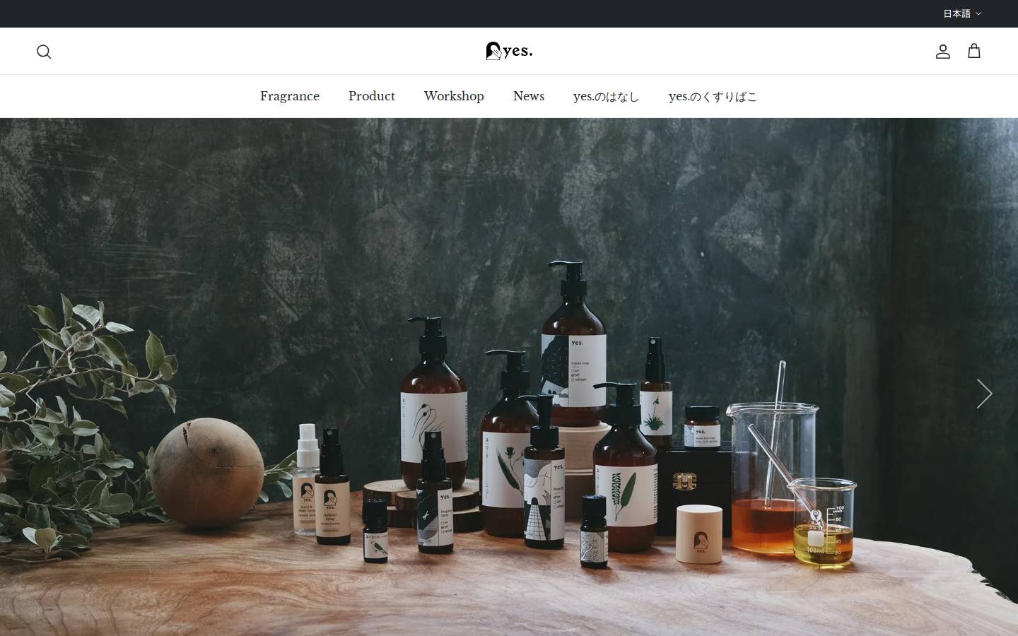 fragrance-yes.com homepage screenshot