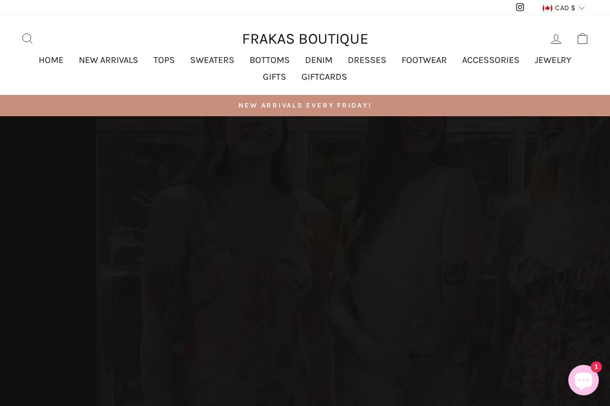 frakas.ca homepage screenshot
