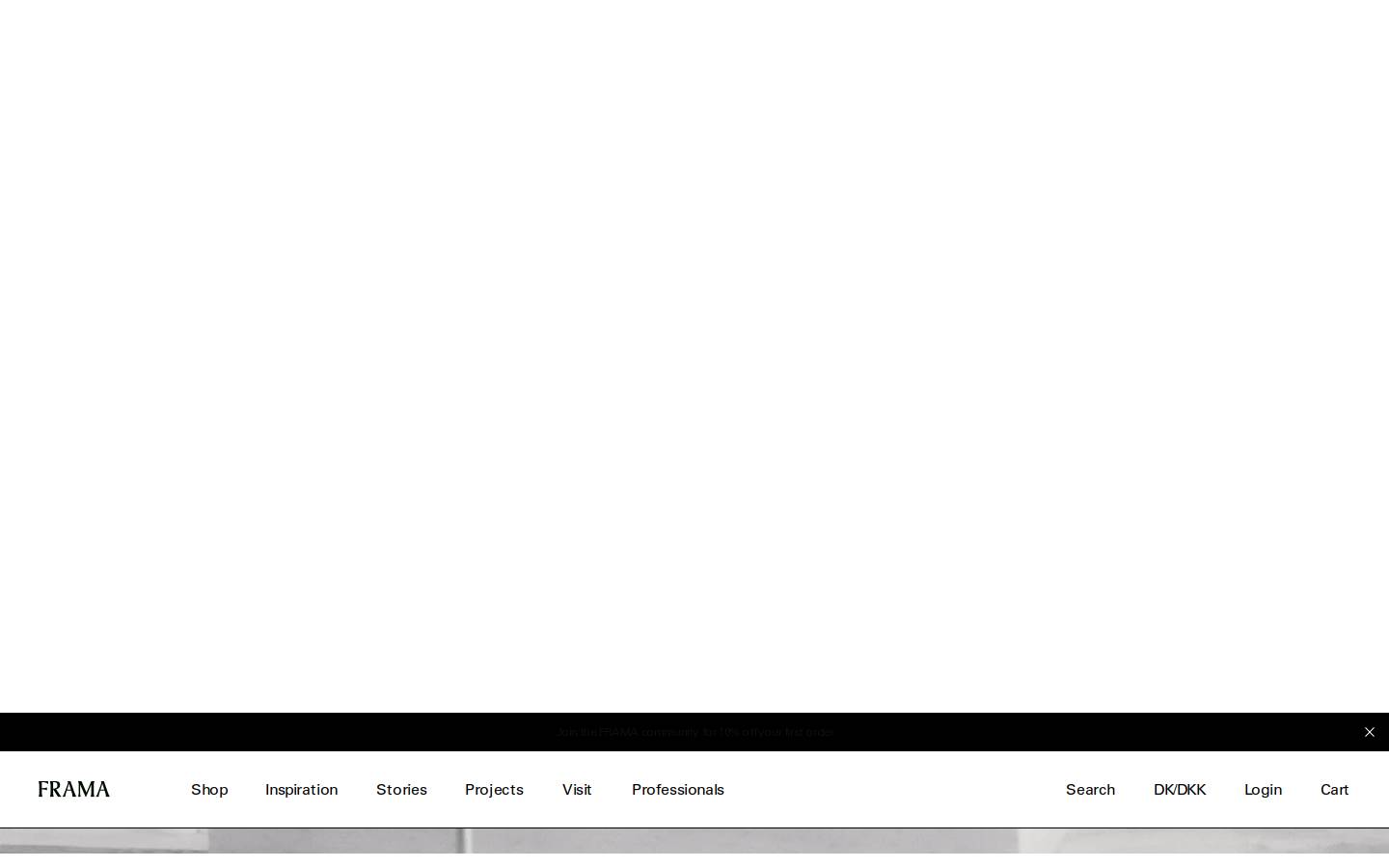 FRAMA homepage screenshot