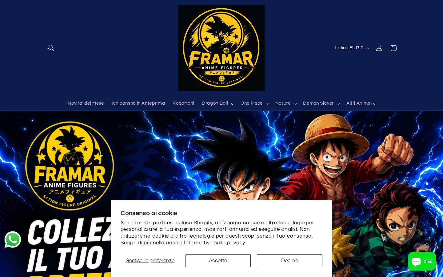 Framaranimefigures  homepage screenshot