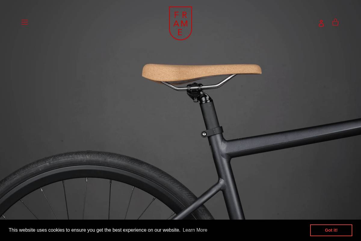 framecycles.com homepage screenshot