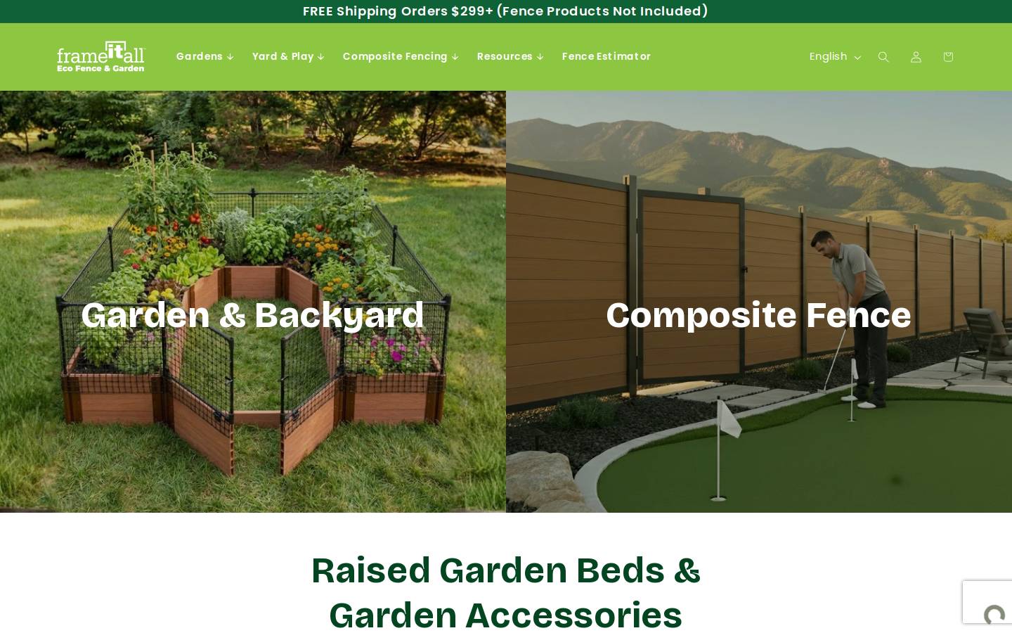 Frame It All homepage screenshot