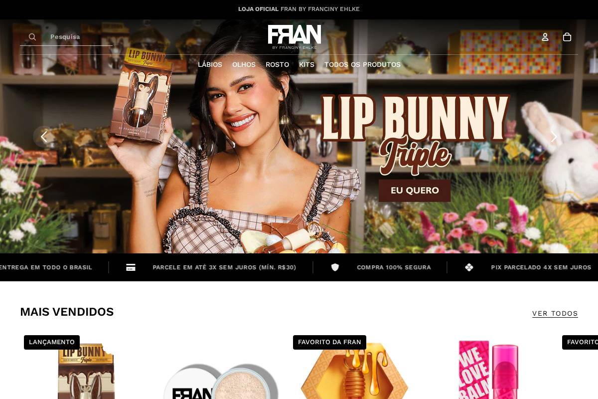 franbyfr.com.br homepage screenshot