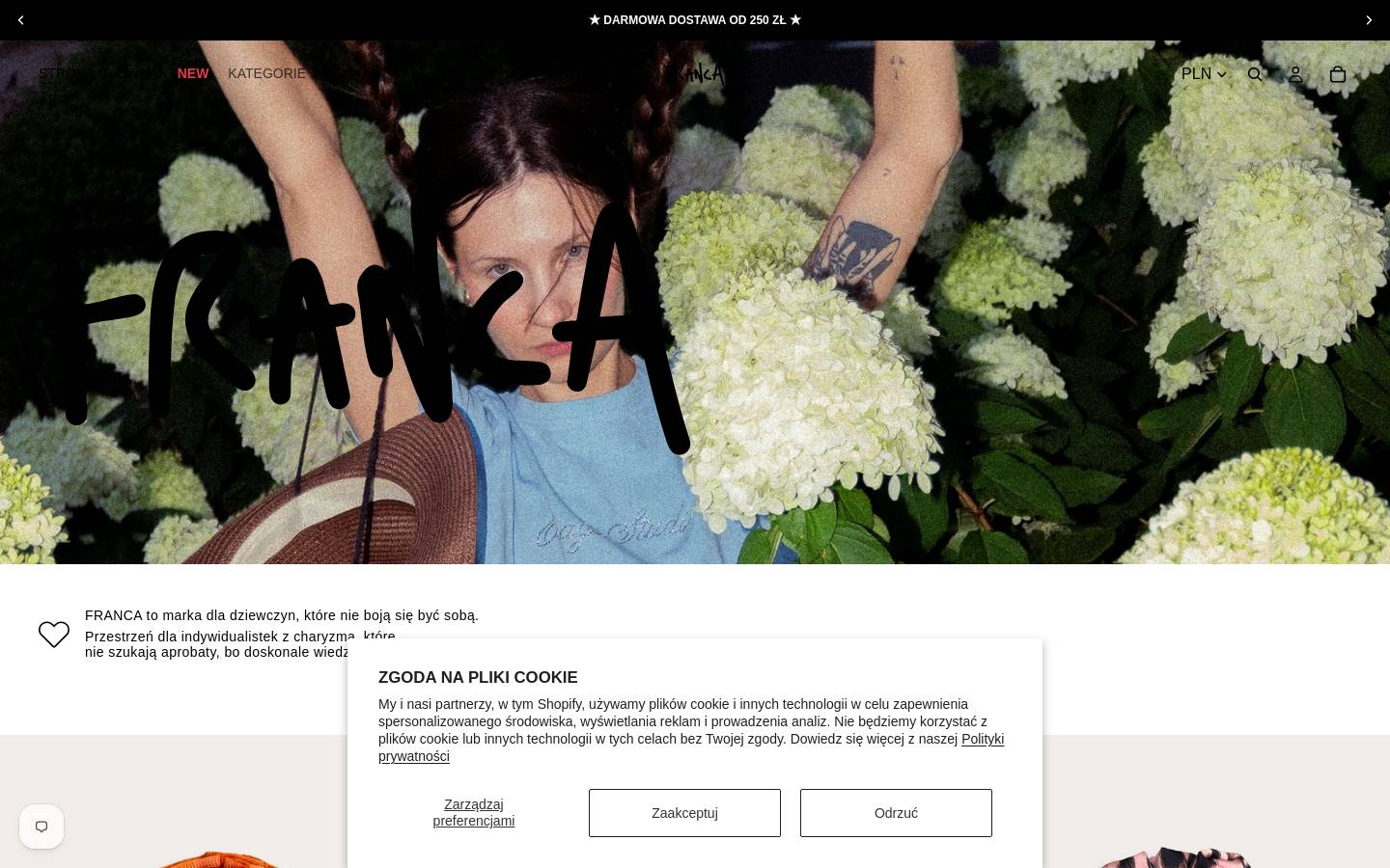 francavintage.com homepage screenshot