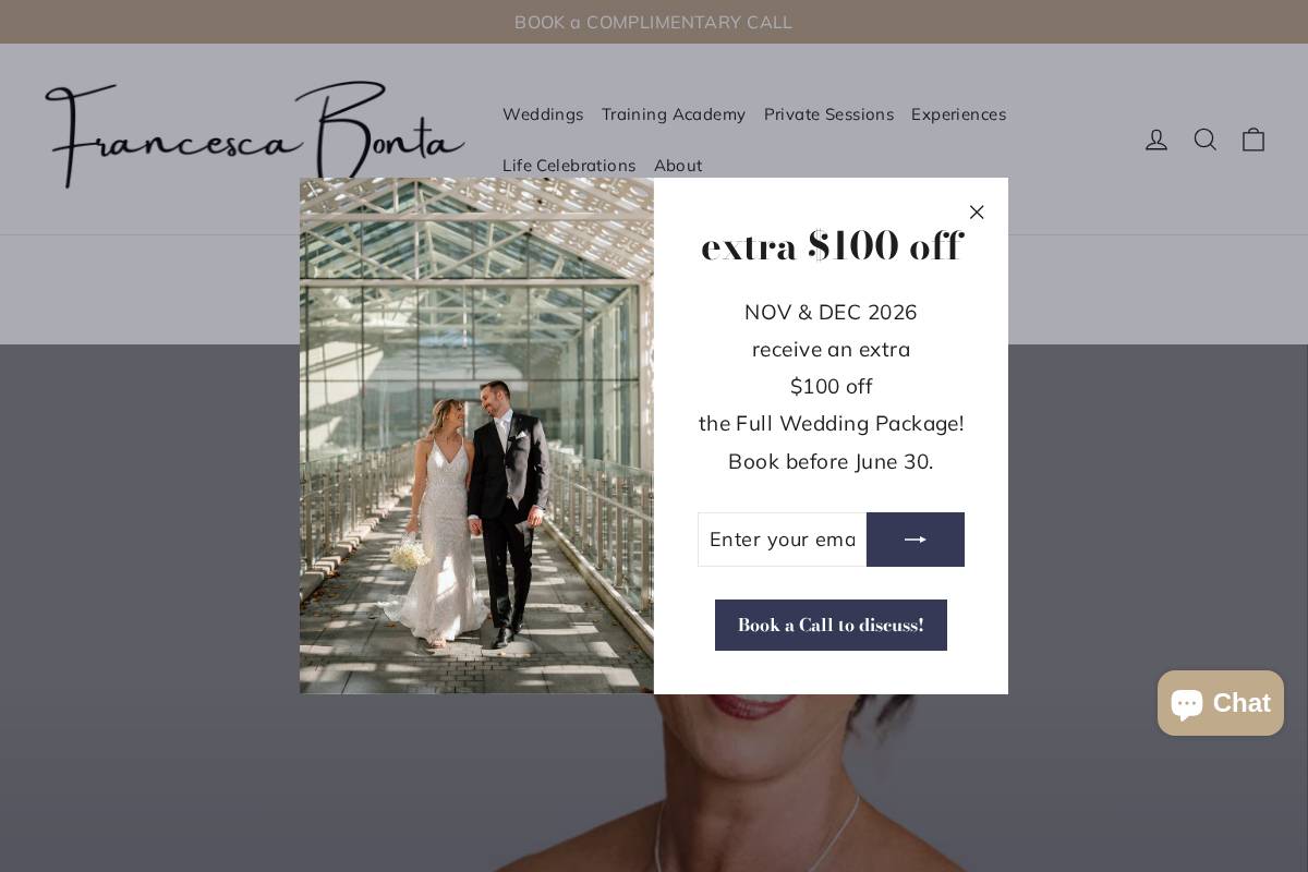 francescabonta.com homepage screenshot