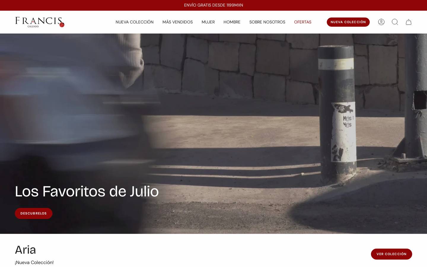 francis.com.mx homepage screenshot