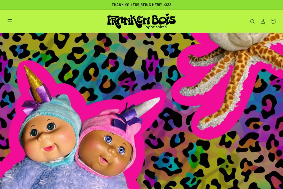 frankenbois.com homepage screenshot