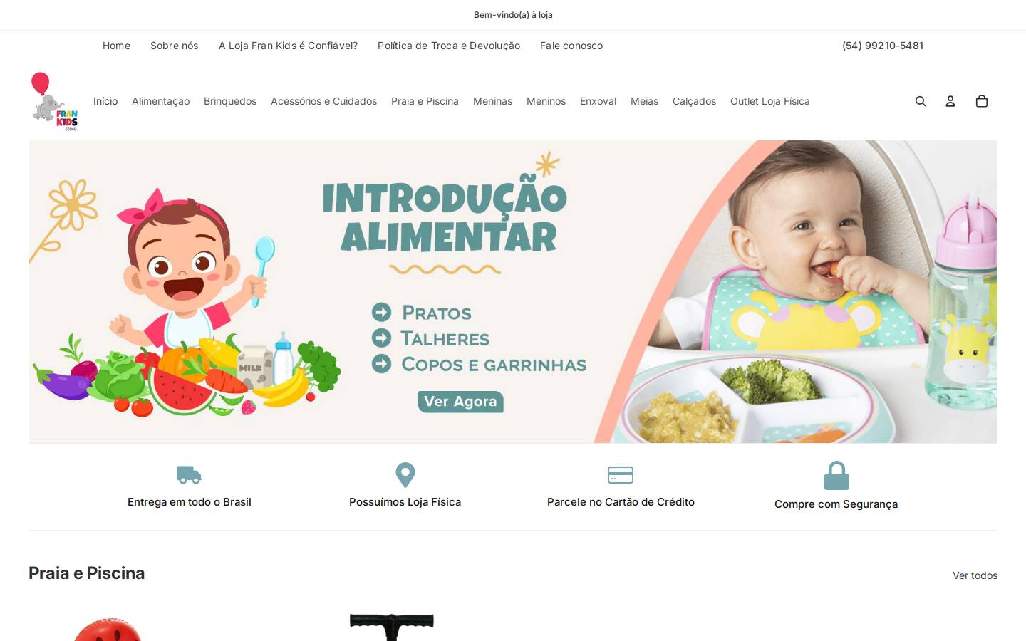 frankids.com.br homepage screenshot