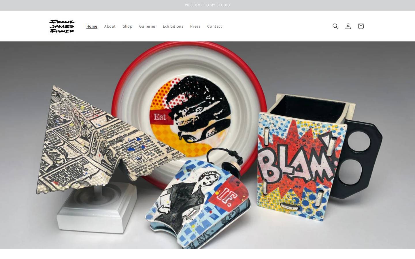 frankjamesfisher.com homepage screenshot