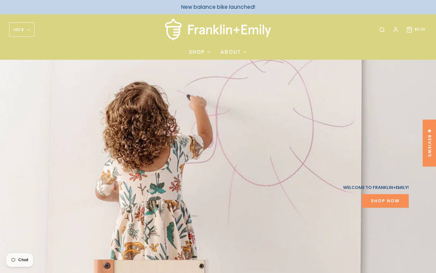 franklinemily.com homepage screenshot