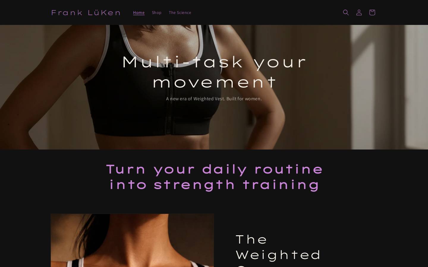 frankluken.com homepage screenshot