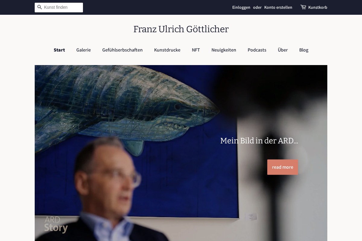 franzgoettlicher.com homepage screenshot