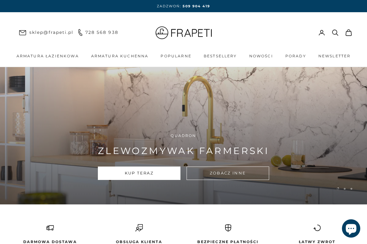 frapeti.pl homepage screenshot