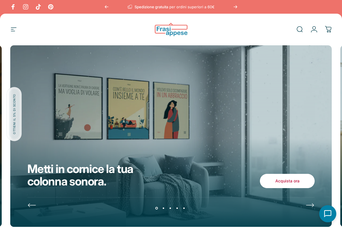 Frasiappese homepage screenshot