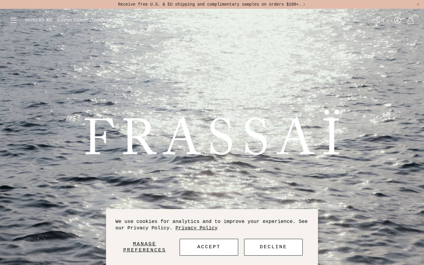 frassai.com homepage screenshot