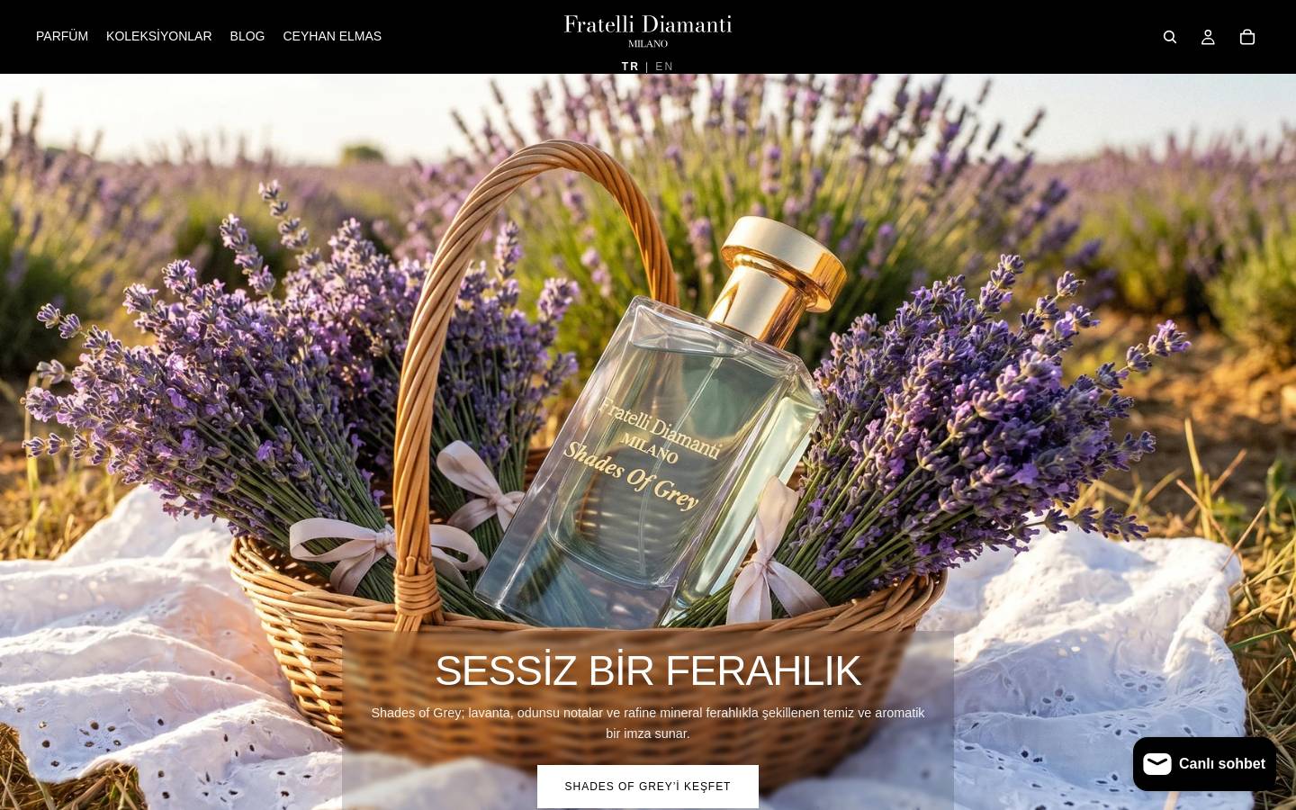 fratellidiamanti.com homepage screenshot