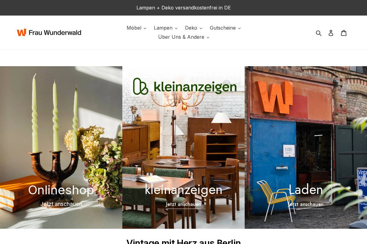 frau-wunderwald.de homepage screenshot