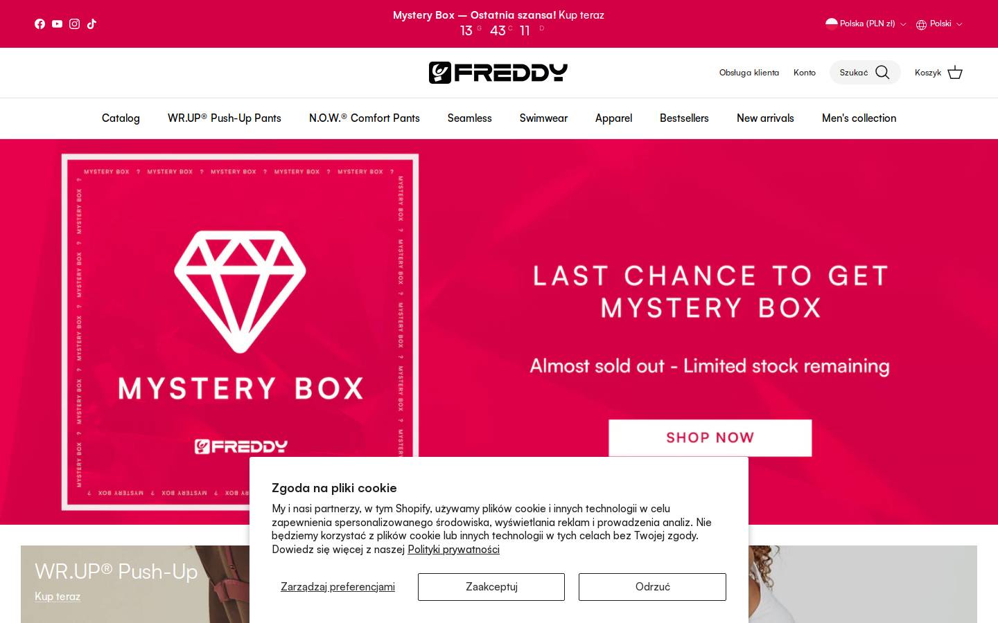 freddypolska.pl homepage screenshot