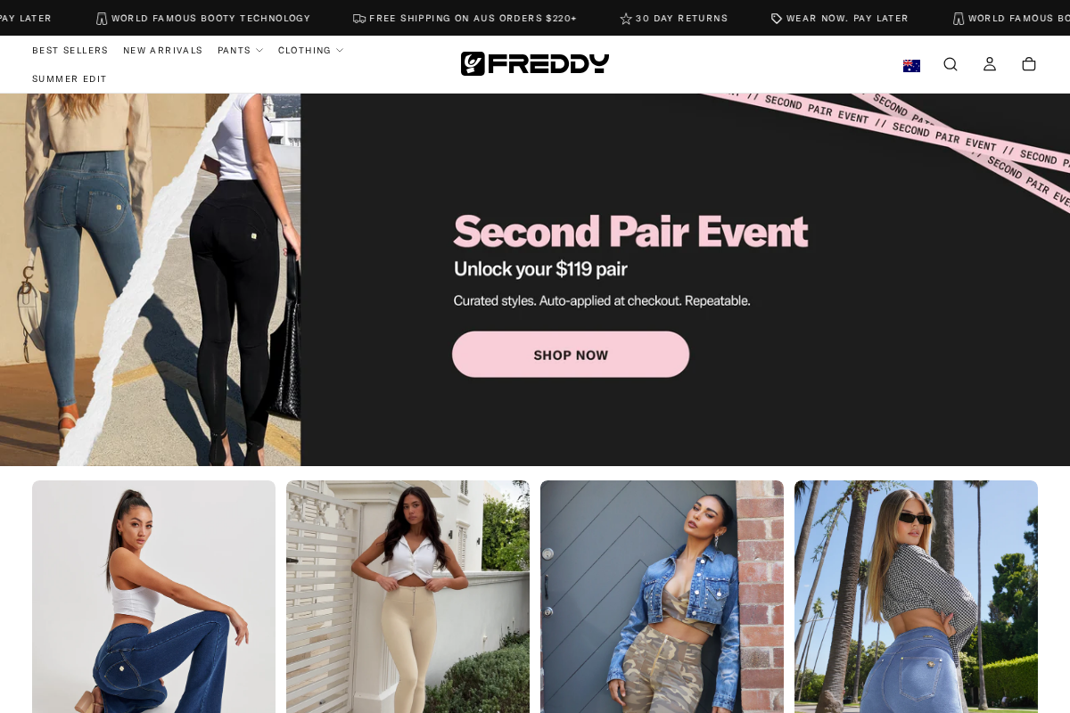 freddystore.co.nz homepage screenshot