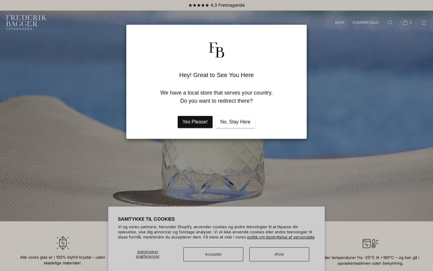 frederikbagger.com homepage screenshot