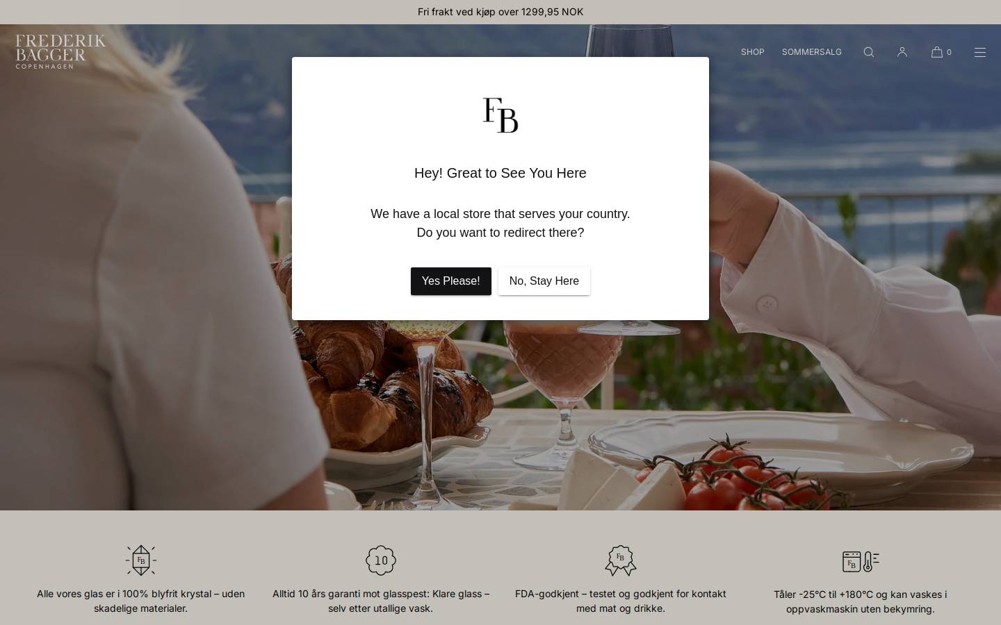 frederikbagger.com homepage screenshot