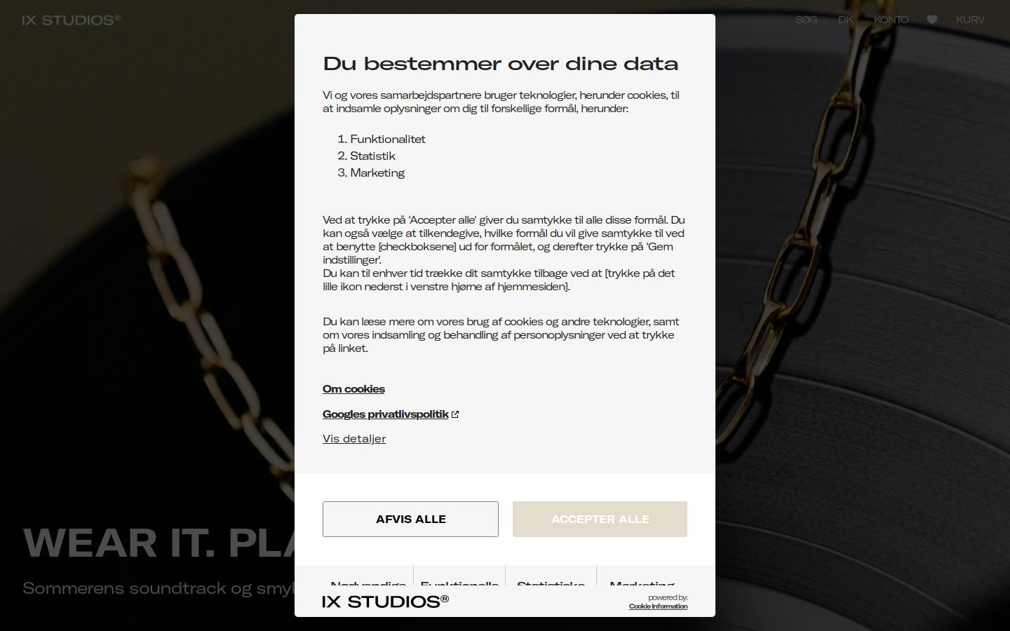 Ixstudioscph homepage screenshot