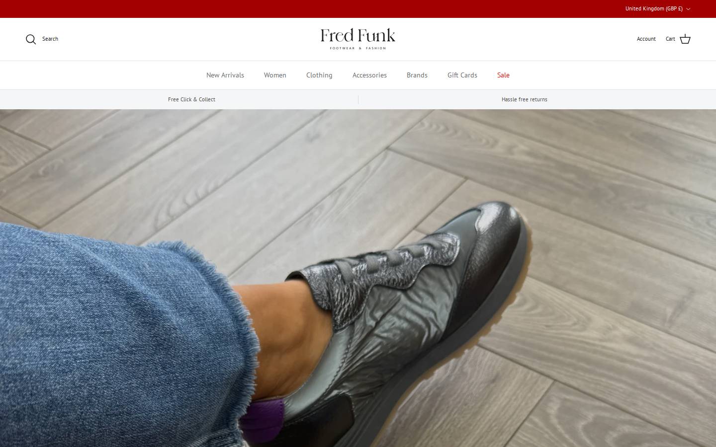 fredfunk.co.uk homepage screenshot