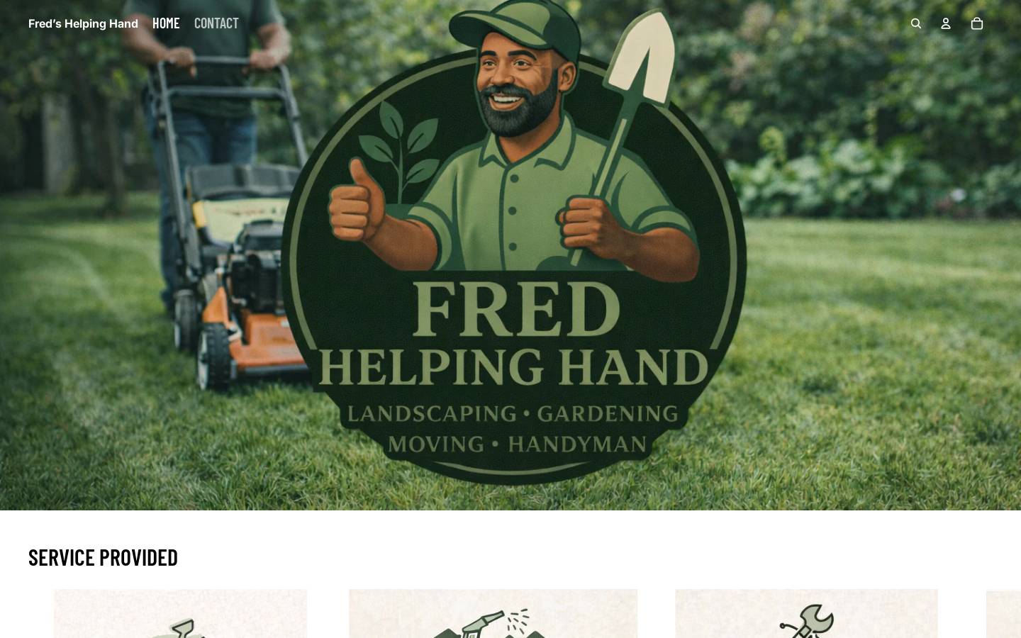 fredhelpinghand.com homepage screenshot