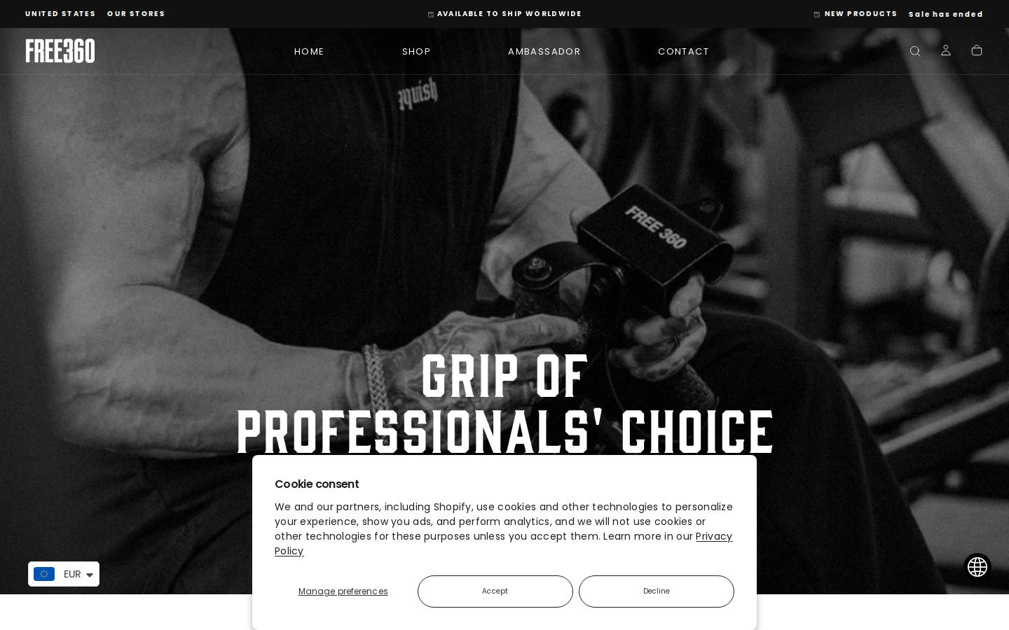 free360official.com homepage screenshot