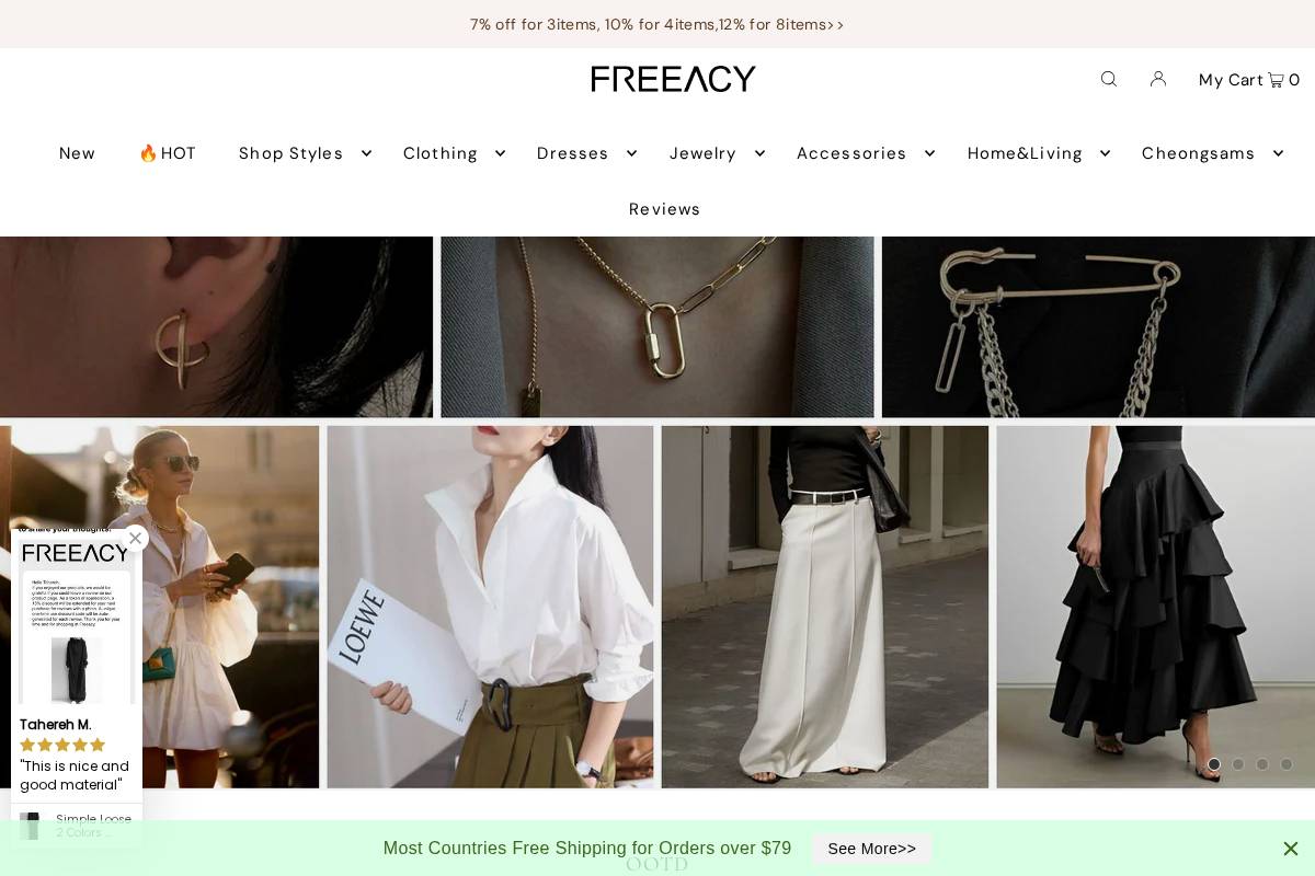 Freeacy homepage screenshot