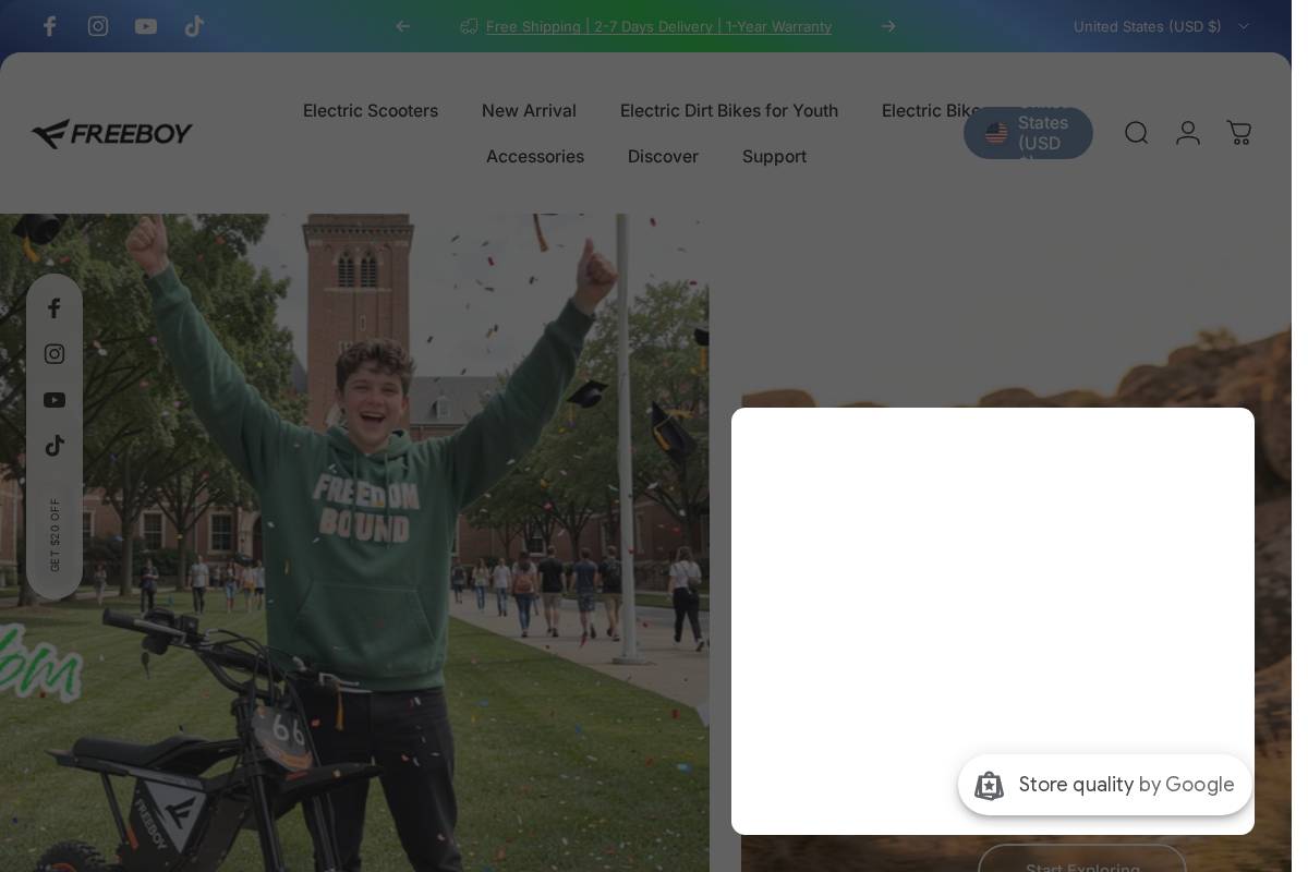 Freeboystore homepage screenshot