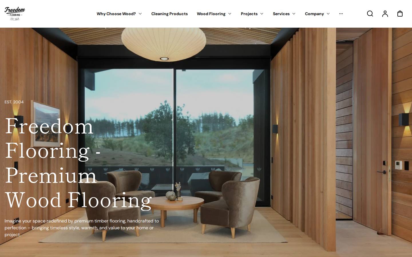 freedomflooring.co.nz homepage screenshot