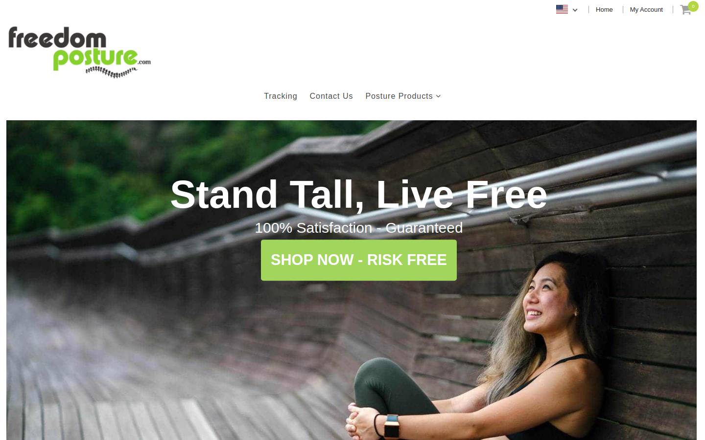 freedomposture.com homepage screenshot