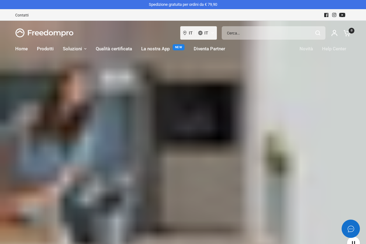 Freedompro S.r.l. homepage screenshot