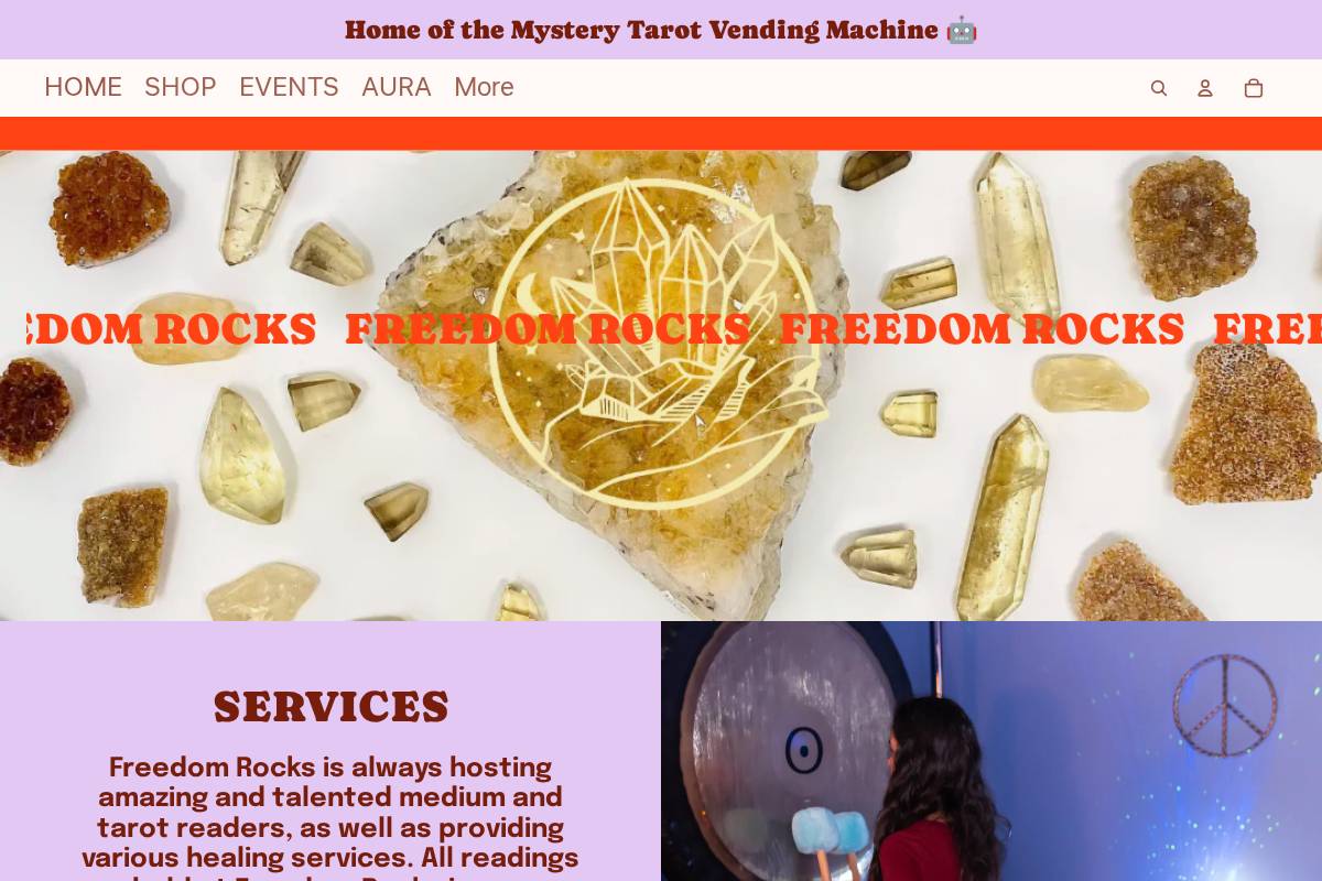 freedomrocks.co homepage screenshot