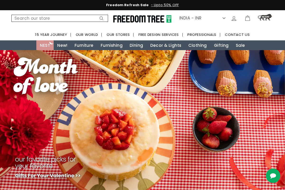 Freedom Tree homepage screenshot