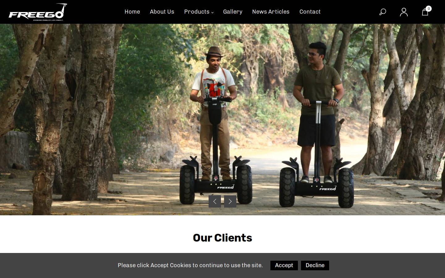 freegoindia.com homepage screenshot