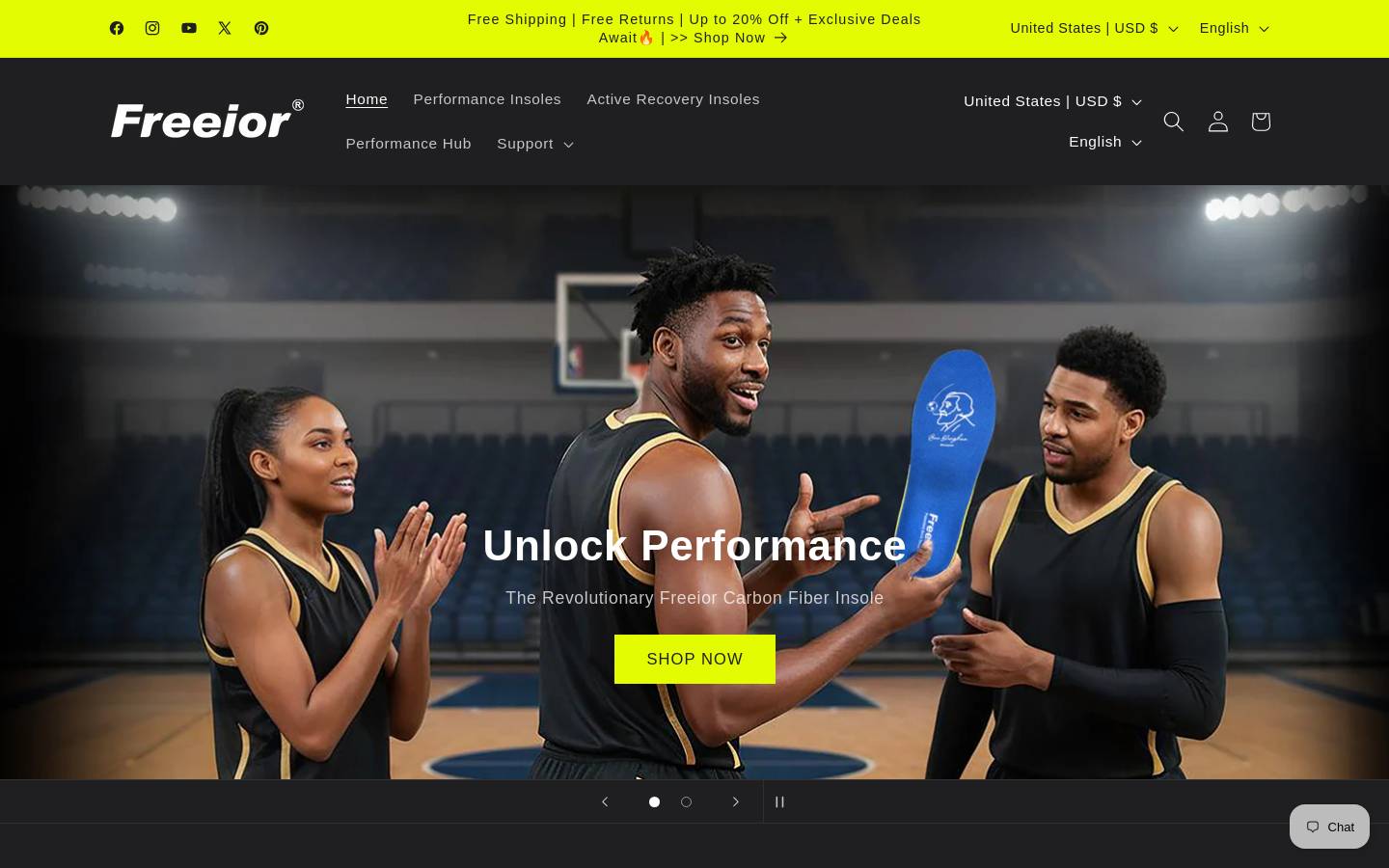 freeior.com homepage screenshot