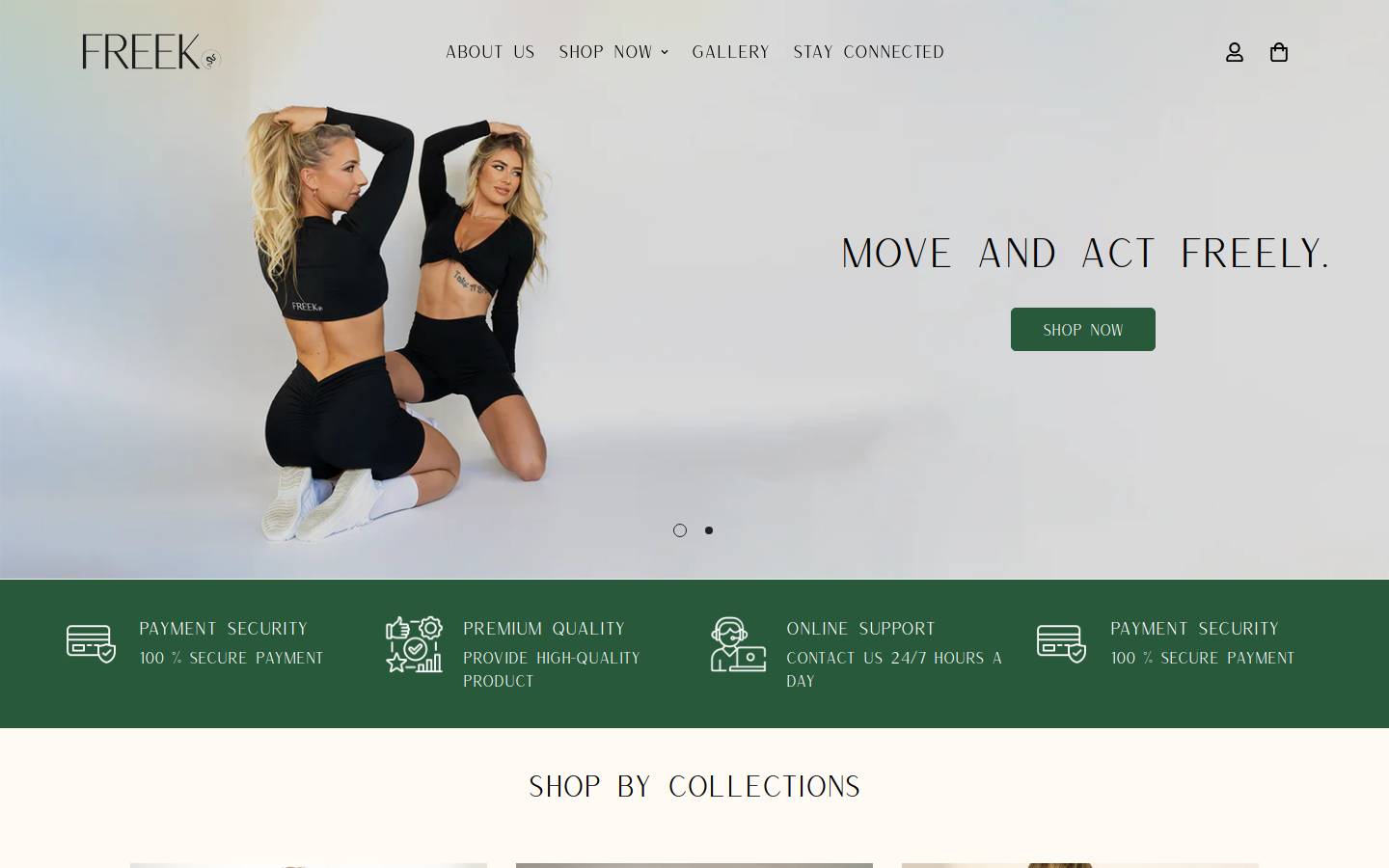 freekofficial.com homepage screenshot