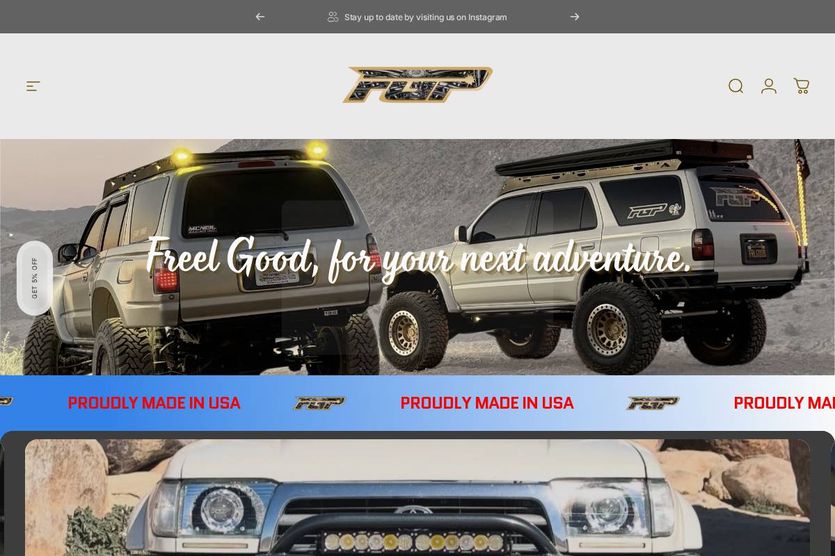freelgoodperformance.com homepage screenshot