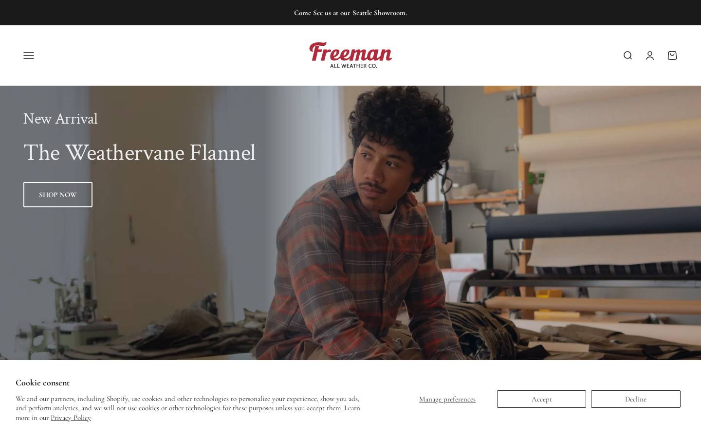 freemanseattle.com homepage screenshot
